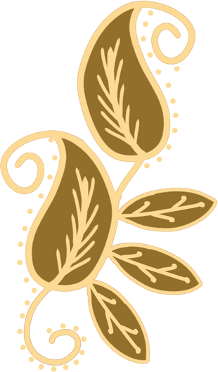 Indonesian batik pattern design